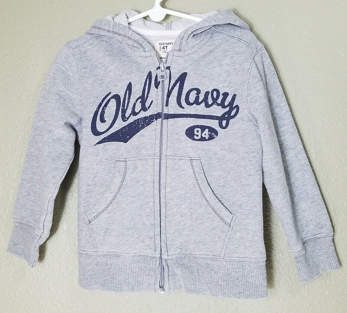 Old Navy Toddler Hooded Sweatshirt 4T Zip Up