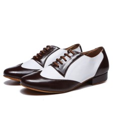 Men Boys Ballroom Latin Dance Shoes 2.5cm Heeled Modern Jazz Tango Salsa Shoes