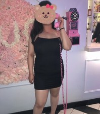 Fashion Nova Black Mesh Ruched Dress Black Size Large 12-14