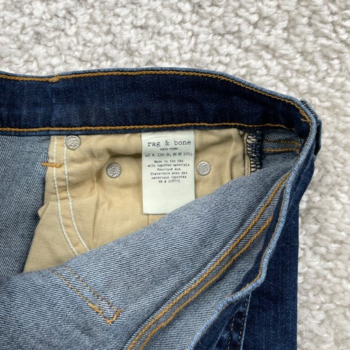 Rag & Bone Stevie Ankle Tie Hem Jean Low Rise Womens 28 - Picture 6 of 9