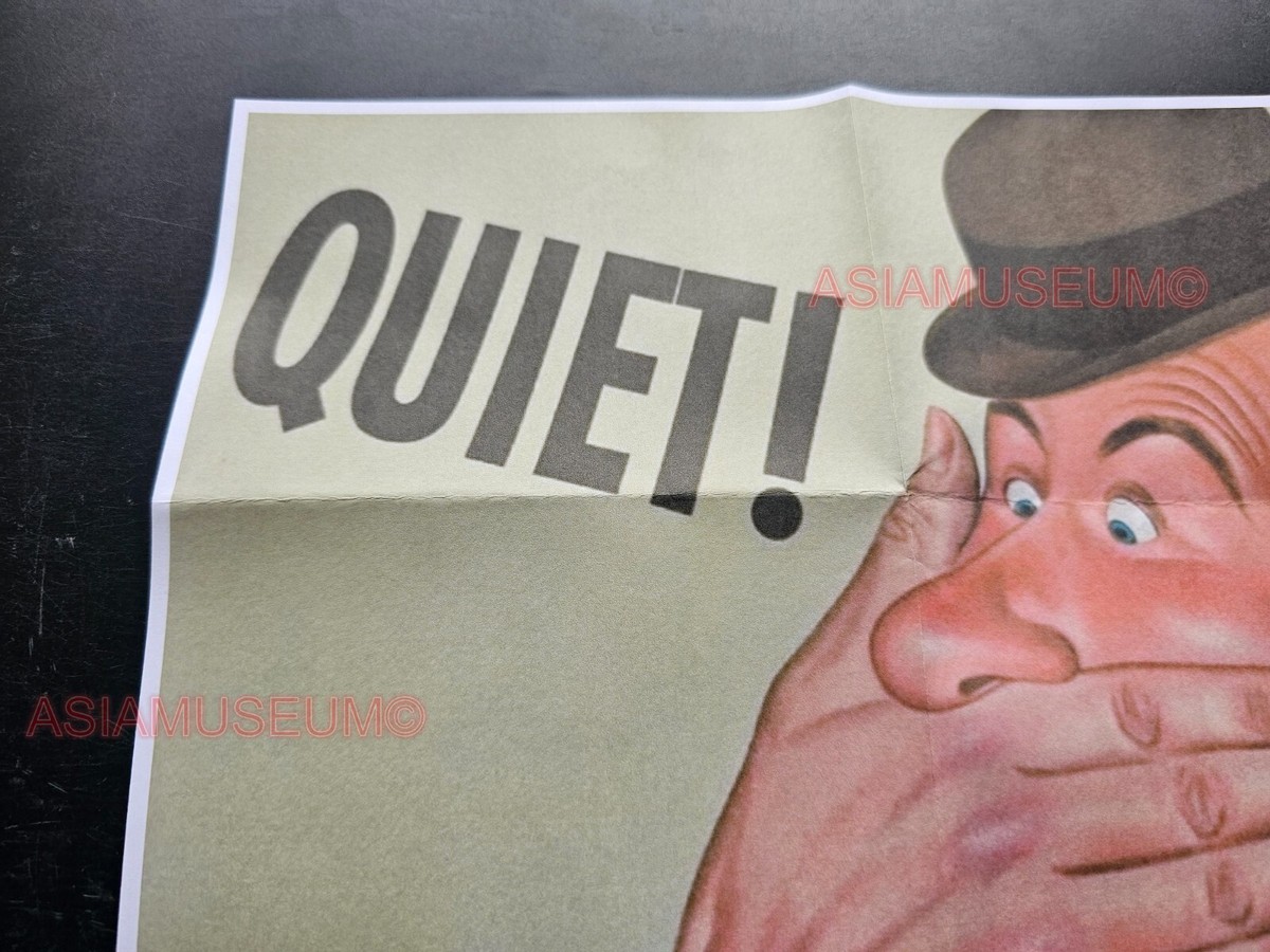 1943 WW2 USA AMERICA LOOSE TALK COST LIVES SPY QUIET WAR