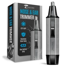 Water Resistant Nose Eyebrow Trimmer & Ear Hair Remover Beard Shaving Clipper