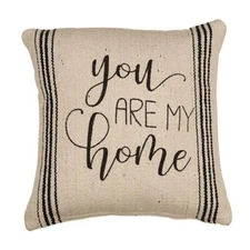 NEW Primitive Pillow YOU ARE MY HOME Small 10" x 10" Farmhouse