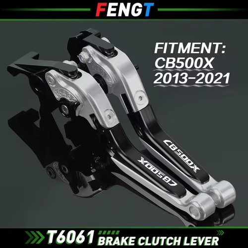 Fit For Honda CB500X 2013-2021 CNC Adjustable Motorcycle Brake Clutch Lever Set - Picture 10 of 14
