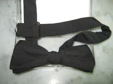 Vintage Black Bow Tie Adjustable Vicky Davis New York Orig Box