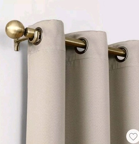 Sun Zero Oslo Stone Color Grommet Curtain Panel 52" x 54" New - Picture 5 of 10