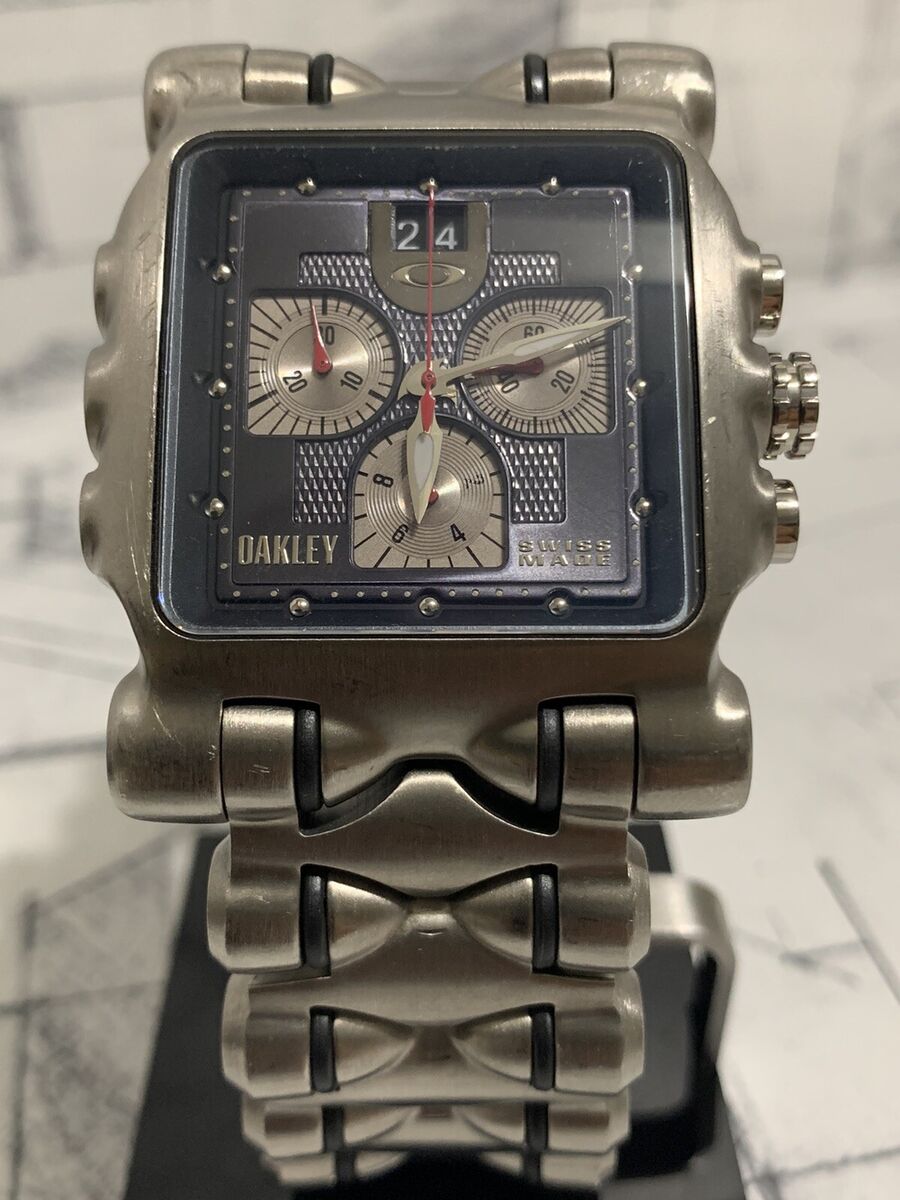 Oakley Minute Machine Watch, Titanium Bracelet, Oakley X Oakley Minute Machine Watch, Titanium Bracelet, Oakley X