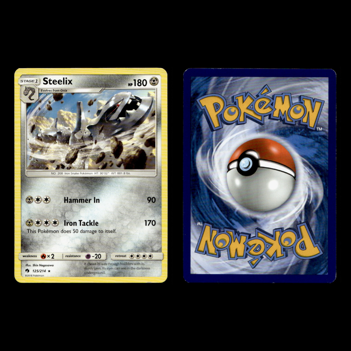 12x Steelix Lot Onix 79.0 Black White Plasma Freeze Pokemon