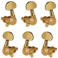 Thread 3R3L Inline Guitar String Tuning Peg Key Locking Tuner Key Machine Heads