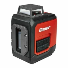 Bauer  50ft Self Leveling 360 Degree Horizontal Cross Line Laser Level 20202l-B
