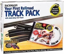 Bachmann ~ HO Scale ~ New 2024 ~ Steel Alloy First Railroad Track Pack ~ 44497
