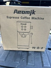 Aeomjk Espresso Coffee Maker  Model CM5020 Free Shipping 1350 Watt New Open Box