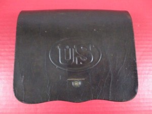 Civil War Union 1855 Rifleman's Leather Cartridge Box w/Tin Inserts - Original 2