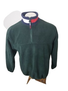 tommy hilfiger green quarter zip