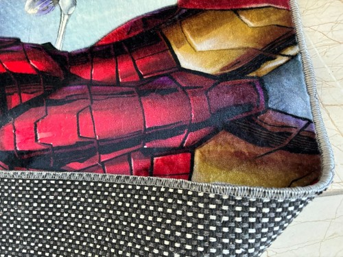 Superhero, Superhero Rug, Super Hero Rug, Hulk Pattern Rug, Spiderman Rug - Picture 6 of 10