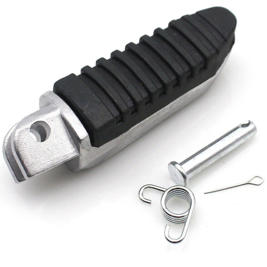 Pie plegables izquierda y derecha de aluminio para motocicleta reposapiés pedal escalón Foto 4 de 4