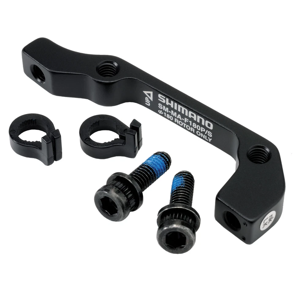 Shimano Disc Brake Adapter, Front, SM-MA-F180P/S, (PM Caliper to IS Fork) 180mm - Image 1 of 1