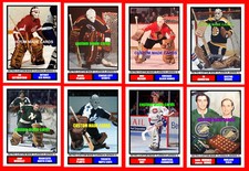 Hand Made Hockey Art Photo Cards 2.5” x 3.5” Stars Goalies Mint U-Pick Inv #058