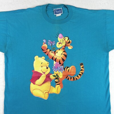 vintage 90s WINNIE THE POOH & TIGGER WALT DISNEY T-Shirt XL