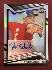 2022 Tyler Schweitzer Panini Elite Extra Edition Rookie Auto