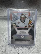 2021-22 UD Black Diamond Single Diamond Relic Rookie Logan Thompson #BDR-LT /99
