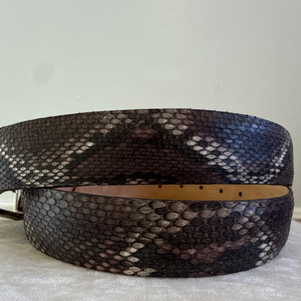 W. Kleinberg Python Brown Black White Men display picture 3