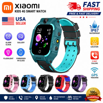 Xiaomi Kids 4G Smart Watch GPS SOS Video Call-Camera Waterproof For Boys Girls