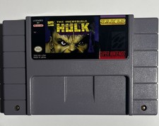 The Incredible Hulk (Super Nintendo,1994) SNES Cartridge Only-FAST FREE SHIPPING