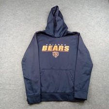 Chicago Bears Hoodie Sweatshirt Youth Large Blue NFL Football Team Apparel Boys