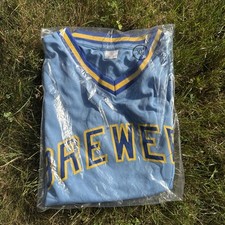 2026 HANK AARON MILWAUKEE BREWERS #44 JERSEY SIZE XL SGA  GIVEAWAY  8/22