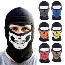 Halloween Scary Skull Balaclava Tactical Breathable Mask Motorcycle Face Mask