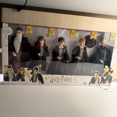 HARRY POTTER Dolls Wizarding World Moveable Posable Mattel Set of 5 BRAND NEW