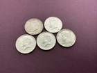 1964 Kennedy Half Dollars - Lot of 5 - 90% Silver - BEAUTIFUL COINS!