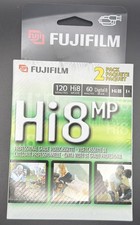 Fujifilm Hi8 MP P6-120 Pro Grade Videocassette Tapes 2 Pack Sealed