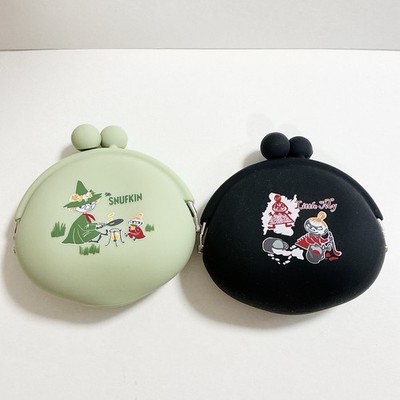 Snufkin Little My Moomin Silikon Gama-Guchi Veranda Münzetui 2er Set Japan