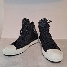 Converse Chuck Taylor AS All Terrain Sneakers #168863C Hi Sz 10 Black Leather