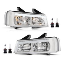 for Chevy Express GMC Savana 1500 3500 2003 2023 LED Headlamp Clear Lens Chrome