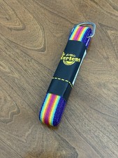 Dr Martens Black White Heart 140cm / 55 Shoelaces 8-10 eye laces NWT DM Docs