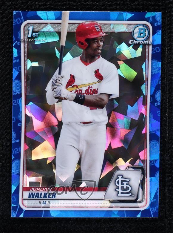 2020 Bowman Chrome Draft Sapphire Edition Jordan Walker #BD-57 0ks