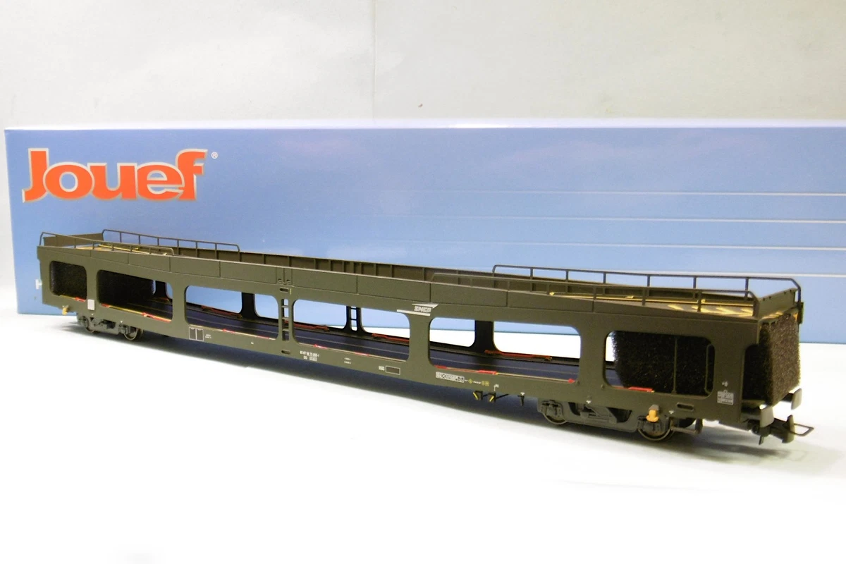 Wagon Marchandises Jouef – Porte-Autos – Train Électrique Ancien