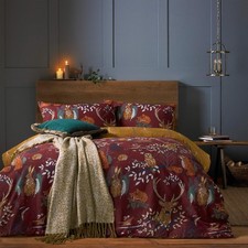 Image of furn. Forest Fauna Woodland Duvet Set – Reversible Nature Inspired Bedding with