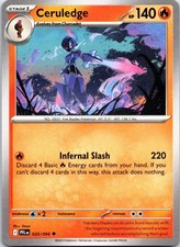Ceruledge 020/094 Uncommon Phantasmal Flames Pokemon NM