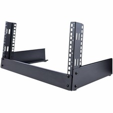 StarTech.com 2-Post 4U Desktop Server Rack, Small 9.3" x 19.7" x 11.5", Black