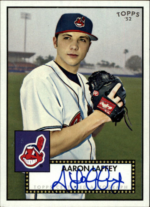 2007 Topps 52 Signatures #ASL Aaron Laffey Auto BB