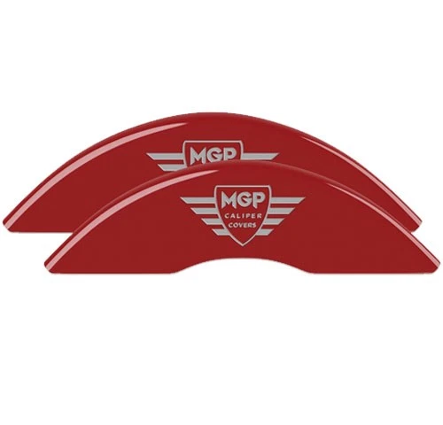 Juego de 4 cubiertas de pinza de disco de freno rojas "MGP" BMW 320i Base 2001-2004 Foto 2 de 4