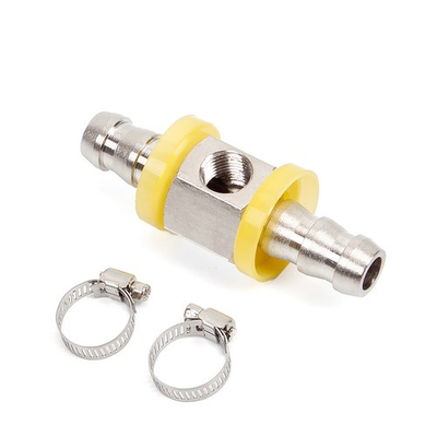 #ad 3 8quot; Fuel Line Fuel Pipe Pressure T Fitting Gauge Sensor Adapter Iron Accessory $12.99