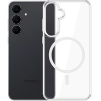 HandyhüLle FüR Galaxy S26 FE Mit Mag 3Mk Case Cover Etui HüLle Transparent-Weiß