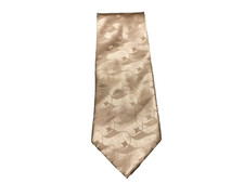 Karl Knox Men  s Tie Adjustable Handmade One Size Beige Argyle Preppy Handmade