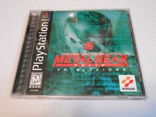 Metal Gear Solid VR Missions PS1, Case and Manual with Reg Card Included, Tested