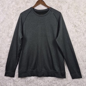 Lululemon Sweater Mens XL Engineered Warmth Long Sleeve Crew Merino Wool Blend